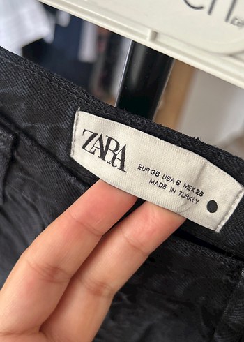 Zara Siyah Yuksek Bel Pantolon