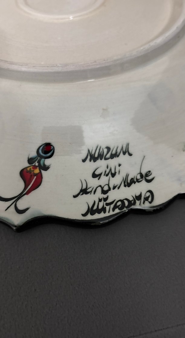 Hand made Geleneksel duvar tabagi - Görsel 3