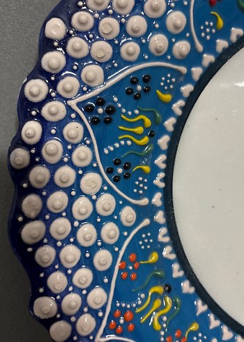 Çiçek Desenli bohem tabak - Görsel 2