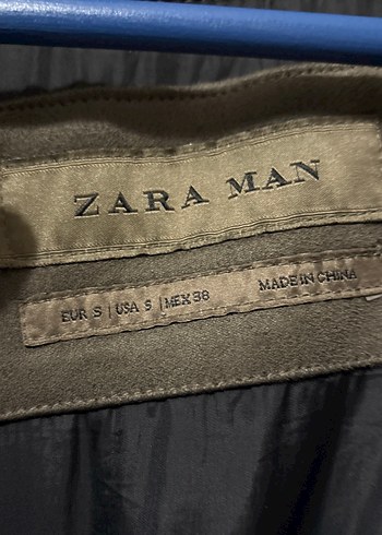 Kahverengi Erkek Süet Fermuarlı Ceket - Görsel 2