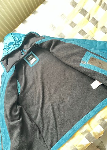 Mavi Fermuarlı Erkek çocuk montu - Görsel 4