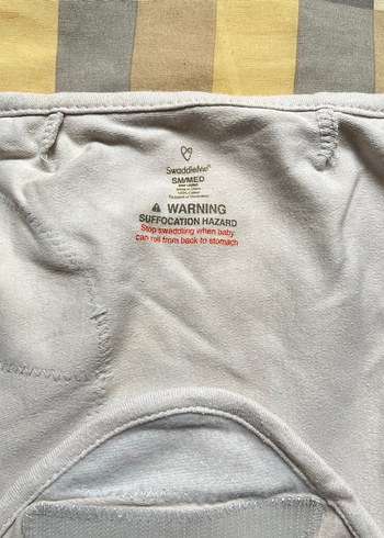 Bej gri Bebek Kundak Örtüsü - Görsel 2