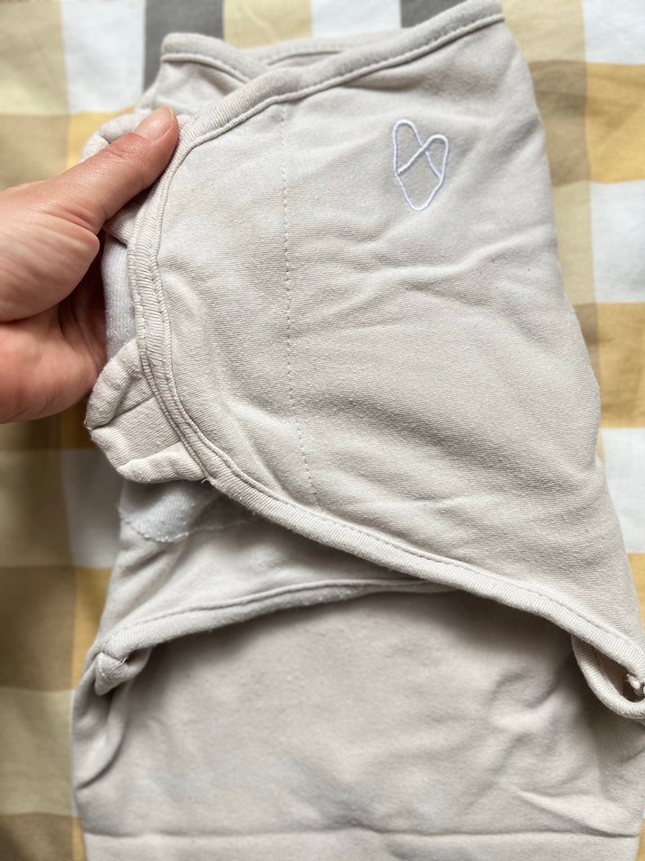 Bej gri Bebek Kundak Örtüsü - Görsel 5