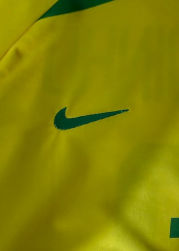 Sarı Erkek Nike Brasil Spor Forma ronaldinho - Görsel 3