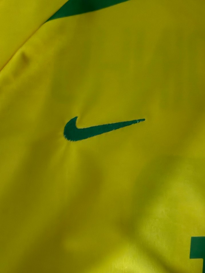 Sarı Erkek Nike Brasil Spor Forma ronaldinho - Görsel 3