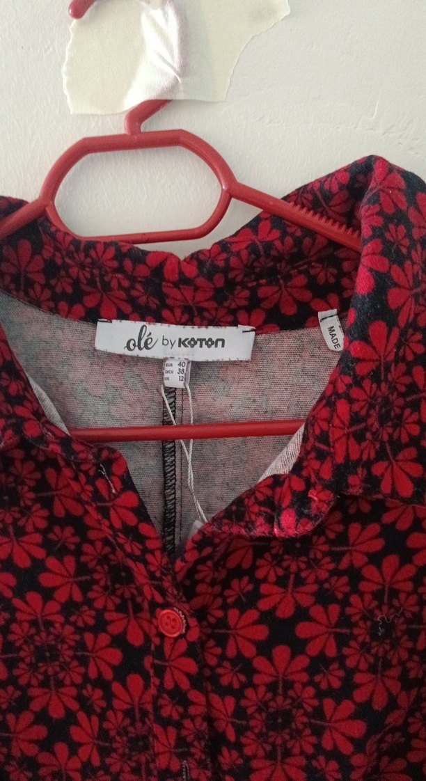 Bordo Leopar Desenli Kuşaklı Hamile Elbisesi - Görsel 4