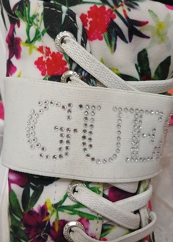 Çiçek Desenli Kadın Günlük Sneakers - Görsel 3