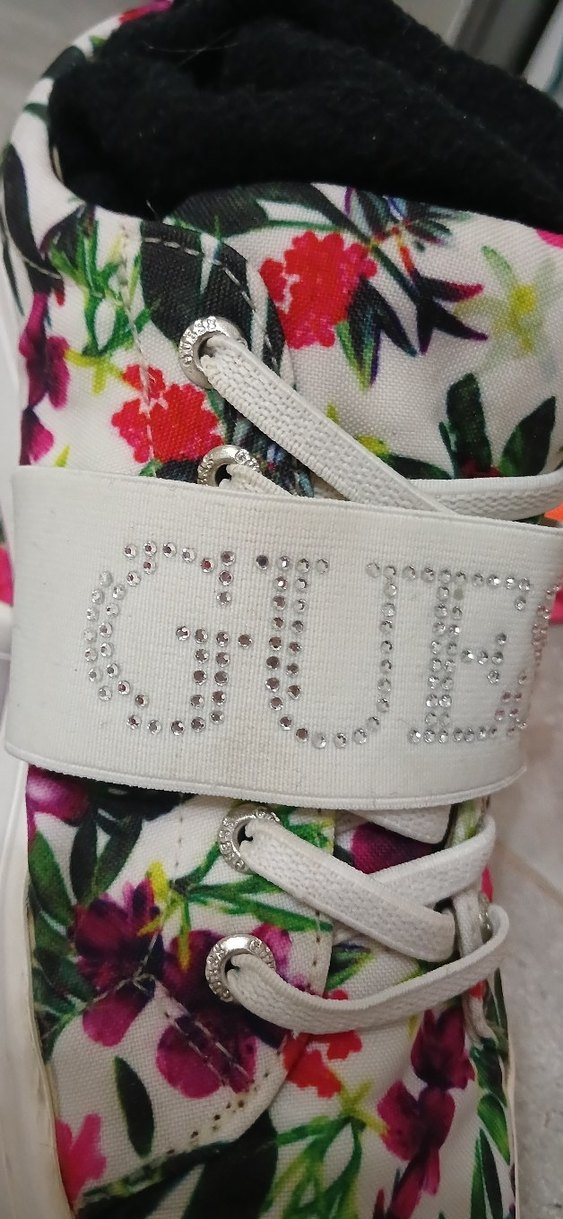 Çiçek Desenli Kadın Günlük Sneakers - Görsel 3