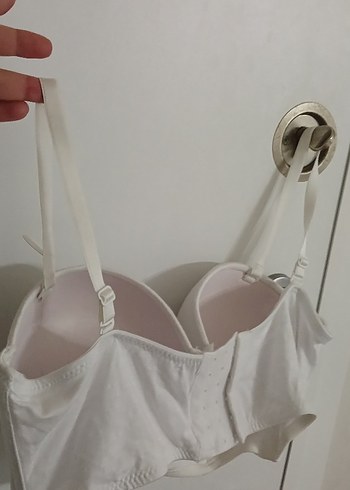 Beyaz Midi Uzunlukta Parisian Sütyen - Görsel 2