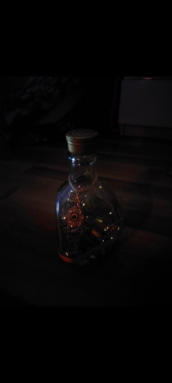 VINTAGE | Doğal Kumsal Taşlı Peri Ledli El Emeği Cam Vazo - Görsel 2