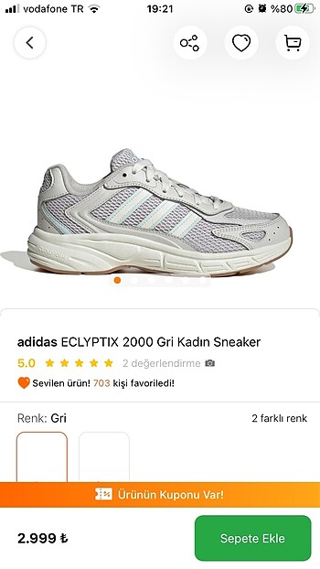 Adidas Adidas spor ayakkabı