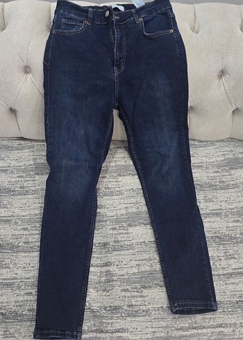 Kadın Lacivert Normal Boy Denim Jean - Görsel 2