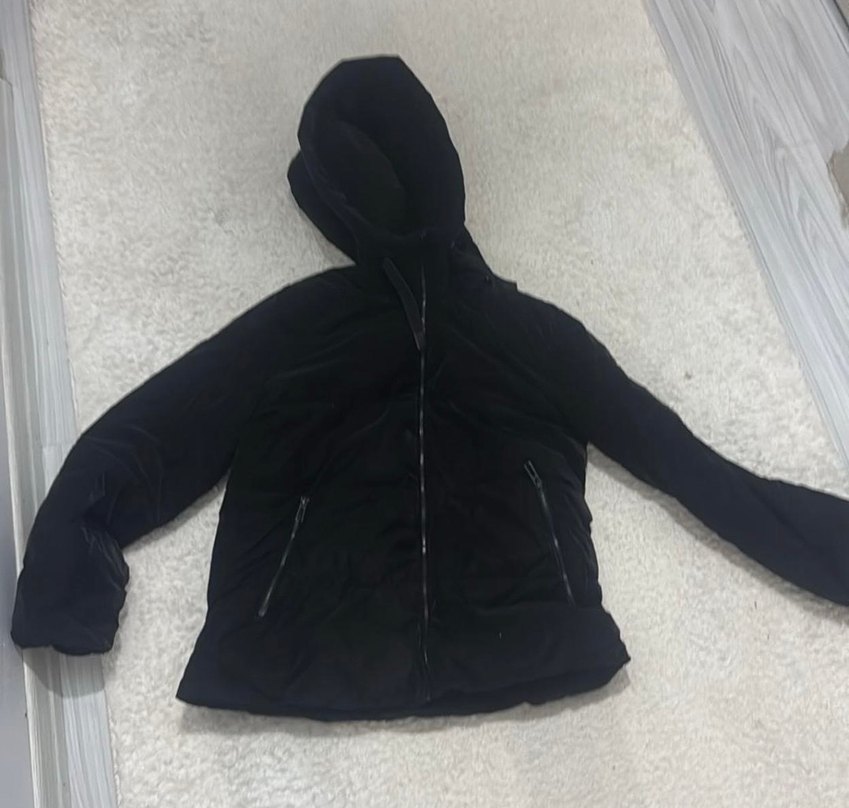 Siyah Fermuarlı Kadın Kışlık Ceket - Görsel 3