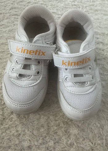 Beyaz Erkek Çocuk Spor Ayakkabı Velcro - Görsel 4