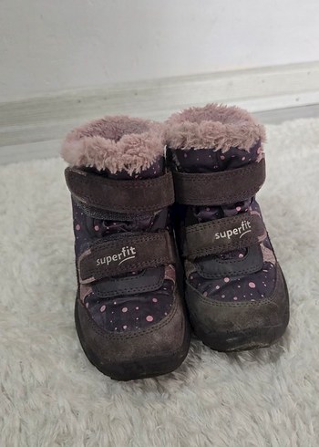 Kız Çocuk Mor Kürk Detaylı Bot - Görsel 4