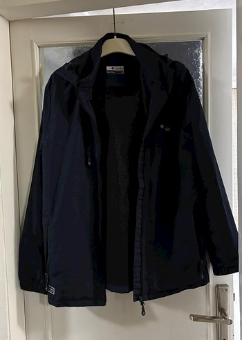 Columbia Erkek Lacivert Fermuarlı Yağmurluk - Görsel 2