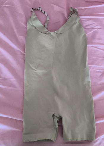 Bej Straplez Hamile Tulum toplayıcı korse - Görsel 4