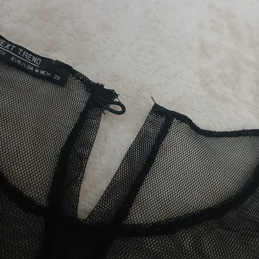 Uzun Kollu Fırfırlı Mini Bluz (ikili) - Görsel 5