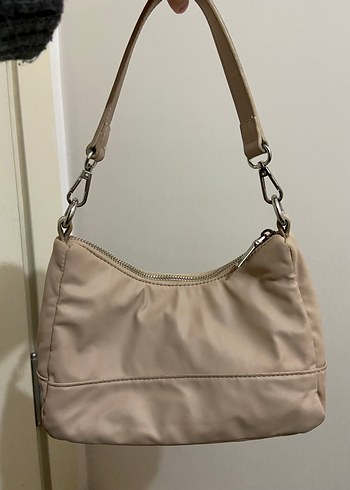 Bej Minimalist Kadın Omuz Çantası - Görsel 3
