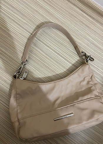 Bej Minimalist Kadın Omuz Çantası - Görsel 2