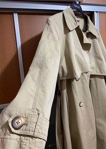 Bej Midi Kadın Trençkot - Görsel 2