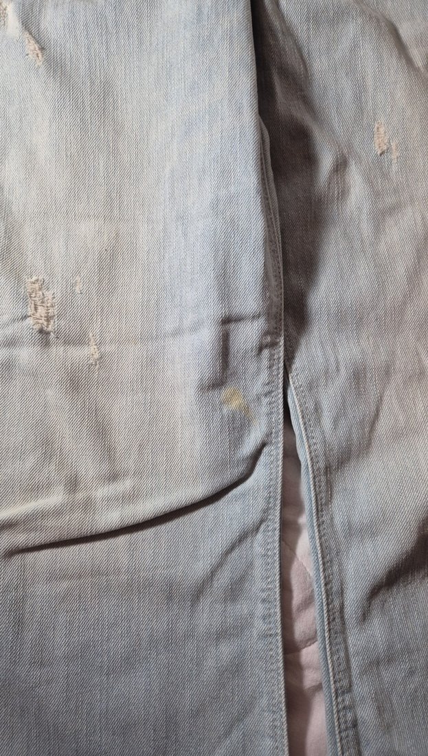 açık maviRahat Kesim Kadın Kot Pantolon - Görsel 3