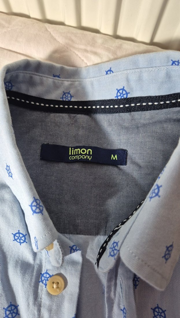 Düğmeli Uzun Kollu Erkek Gömlek - Görsel 2