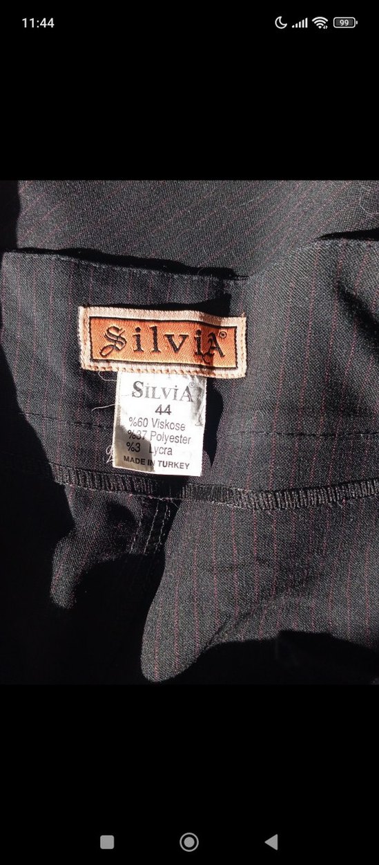 Kadın Siyah Kemerli Denim Pantolon - Görsel 4