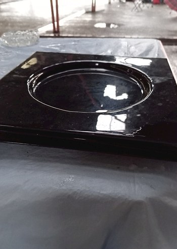 Siyah Kare Tabak - Görsel 3