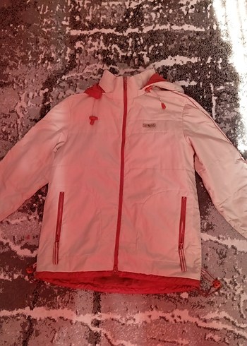 Kapüşonlu Fermuarlı Kadın Kış Ceketi - Görsel 2