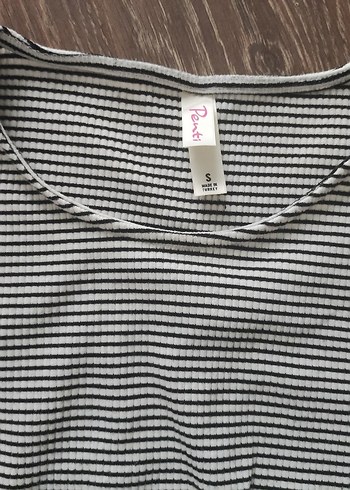 çizgili Uzun Kollu Bluz - Görsel 3