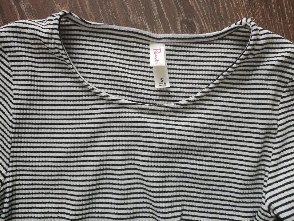 çizgili Uzun Kollu Bluz - Görsel 3