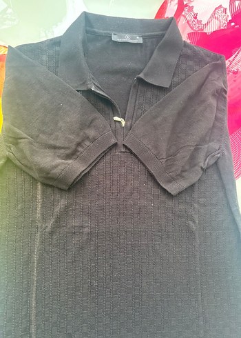 Siyah Kısa Kollu Erkek Gömlek - Görsel 3