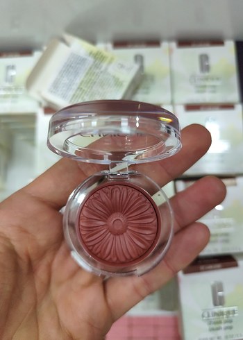 Bordo Çiçek Desenli Allık - Görsel 3