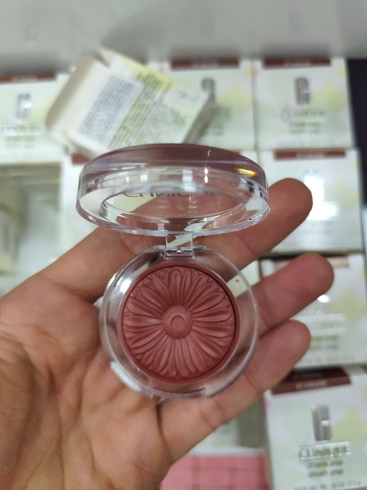 Bordo Çiçek Desenli Allık - Görsel 3