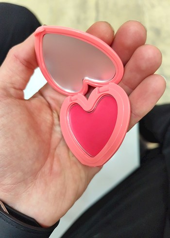 SHEGLAM Kalp Şekilli Pembe Allık - Görsel 5