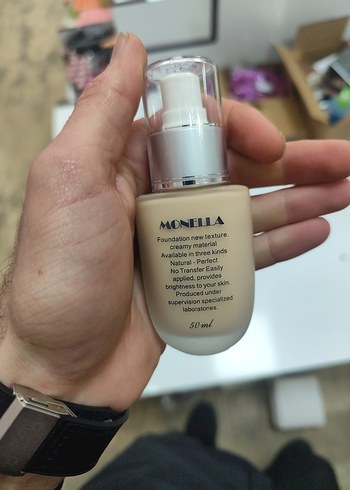 Monella 50ml Açık Bej Fondöten - Görsel 3