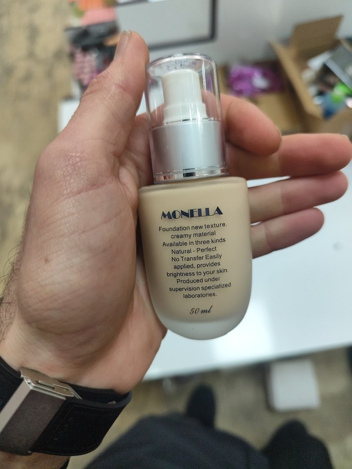 Monella 50ml Açık Bej Fondöten - Görsel 3