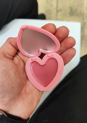 SHEGLAM Kalp Şekilli Pembe Allık - Görsel 4