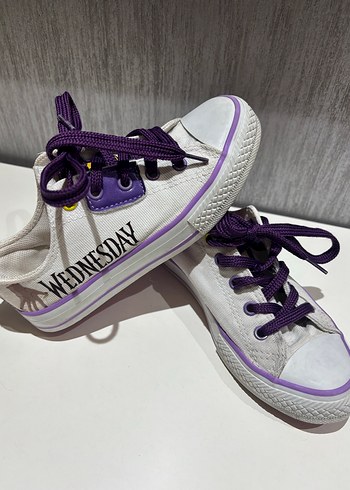 Mor Bağcıklı Kız Çocuk Spor Ayakkabı - Görsel 2