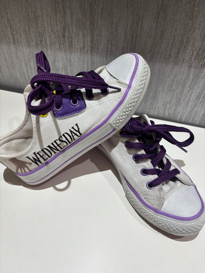 Mor Bağcıklı Kız Çocuk Spor Ayakkabı - Görsel 2