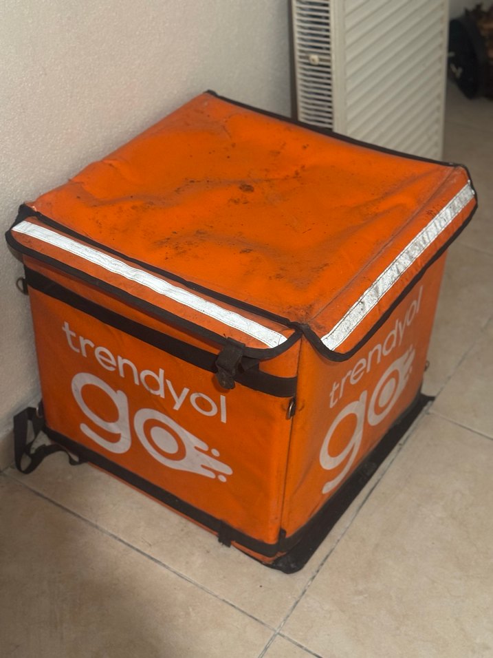 Turuncu Trendyol Go Kargo Çantası - Görsel 2