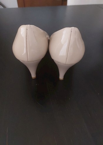 Bej Stiletto Topuklu Kadın Ayakkabı - Görsel 3