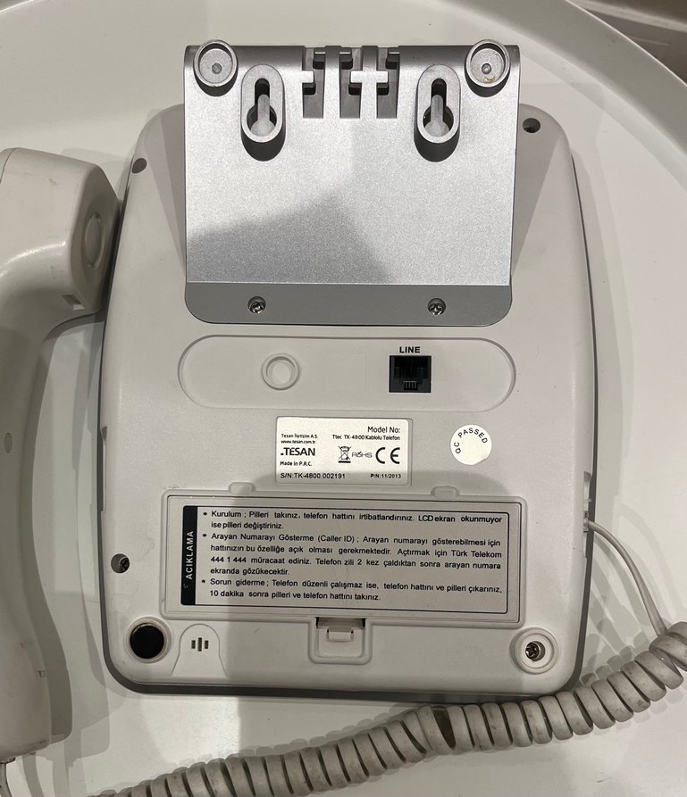Ttec  TK-4800 Kablolu sabit iş-santral telefon - Görsel 5