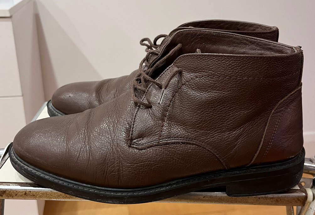 Kahverengi Hakiki Deri Erkek Botl - Görsel 3