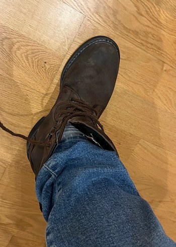 Harley Davidson Kahverengi Biker Bot - Görsel 5