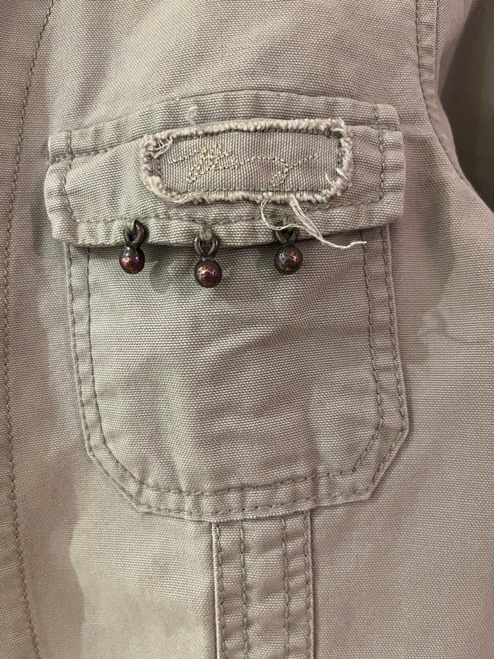 Bayan mevsimlik işlemeli ceket - Görsel 5