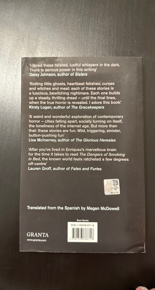 The Dangers of Smoking in Bed - Mariana Enriquez - Görsel 2