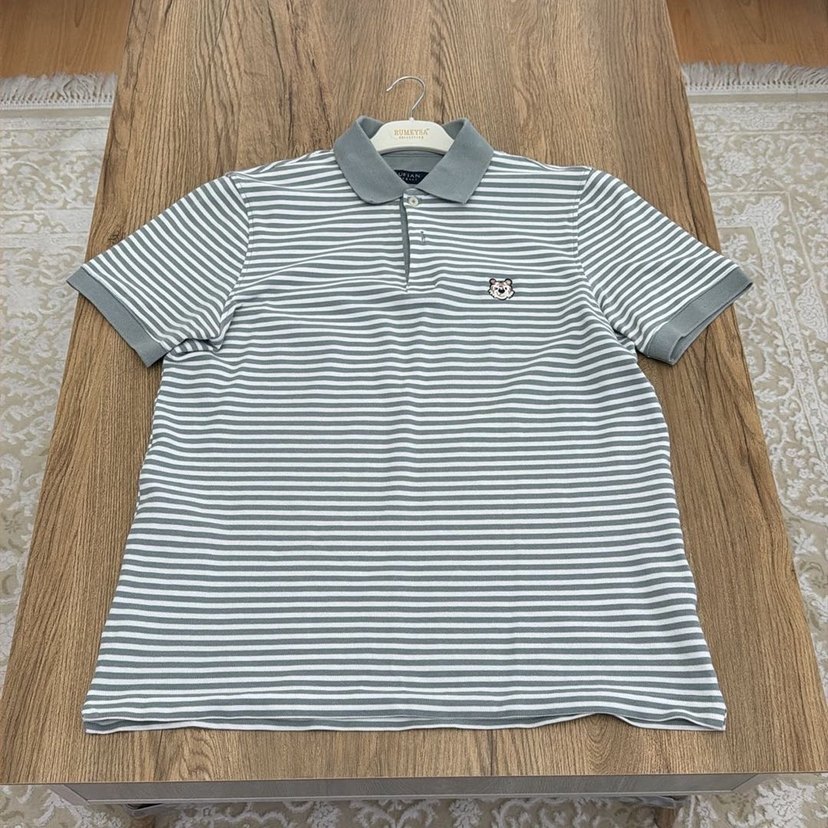 Lufian Erkek Lacivert Denim Polo Tişört - Görsel 2