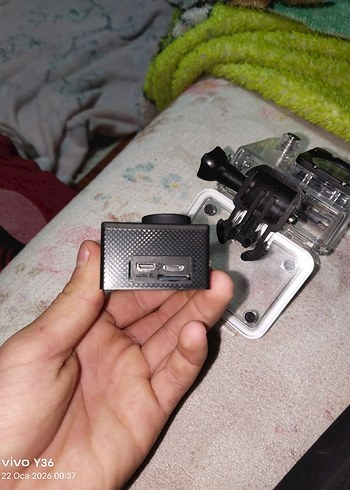 Siyah Gri Aksiyon Kamerası Su Geçirmez Kılıf - Görsel 4